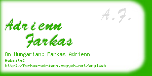 adrienn farkas business card